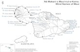 Makani o Maui-nui-a-Kama: Wind Names of Maui · Ahupua‘a boundary Place name Wind name Ahupua‘a: Land division usually extending from the uplands to the sea.!!!!! KAHO‘OLAWE