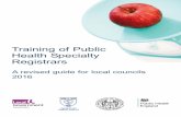 Training of Public Health Specialty greater scope to reduce health inequalities, Box 1: PH StR specialist