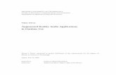 Augmented Reality Audio Applications in Outdoor Use · research concentrated on ideas and concepts of MARA, but also on analysis of recorded binaural signals; i.e. reverberation time
