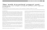 The well-travelled yogurt pot - World Transport Policy ...worldtransportjournal.com/wp-content/uploads/2015/02/wtpp01.1.pdf · 1.9g/tkm sulphur dioxide and 1.52g/tkm dust. The total