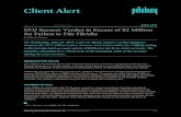 Client Alert Tax Client Alert - Pillsbury Winthrop Shaw ... · Signed tax returns that contained instructions that explicitly referred to the requirement to file an FBAR; and Instructed