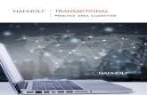ABOUT THE TRANSACTIONAL PAC - Namwolf · 4/8/2020  · privacy, cybersecurity, information technology, enterprise technology, intellectual property, artificial intelligence (AI),