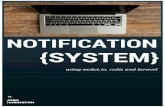 NotificationSystemsamples.leanpub.com/notification-system-using-socketio-redis-and-la... · NotificationSystem using Socket.io, Redis and Laravel JoshHarington Thisbookisforsaleat