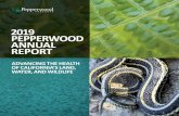 2019 PEPPERWOOD ANNUAL REPORT · project. protecting and nurturing these wonderful oaks through traditional methods will not only sustain tribal values, but will also protect wildlife