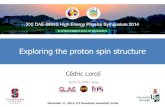 Exploring the proton spin structure · Light-front gauge Light-front GIE Gluon helicity distribution Local fixed-gauge interpretation Non-local gauge-invariant interpretation « Measurable