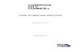 CODE OF MEETING PRACTICE - City of Liverpool · 30.05.2018  · This Code of Meeting Practice deals specifically with the procedural matters governing the conduct of Council Meetings