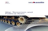 War, Terrorism and Political Risks · 2019. 9. 1. · Lead Underwriter We have the scale and expertise to cover political or credit risk in whichever way it impacts your organisation,