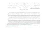 Volatility, Information Feedbacks and Market Microstructure Noise: A Tale … Sofie/Papers/152... · 2016. 7. 8. · Volatility, Information Feedback and Market Microstructure Noise: