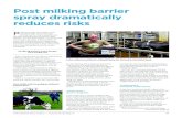 Post milking barrier spray dramatically reduces risks · Testimonial 1 Devon, England Lower Ash Farm in Devon, England, has been in the Wallis family for close to 200 years. Chris