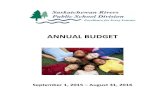 ANNUAL BUDGET · Saskatchewan Rivers Public School No. 119 2015-2016 Final Budget Tuition & Related Fees 2014-2015 Variance Budget 2015-2016 Final Budget Tuition Fees School Divisions