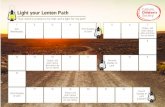 Light Your Lenten Path activity sheet€¦ · Light your Lenten Path ‘Your word is a lamp to my feet and a light for my path’ Ash Wednesday 1. . . . . . . . . . . . . . . . .