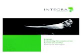 catalogue Integra extremity reconstruction - lower extremity · 2015. 7. 29. · Extremity Reconstruction Lower Extremity Product Catalogue. PRODUCTS FOR SALE IN EUROPE, MIDDLE-EAST