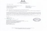 JVL...JVL ———— Partnership for progress JVL Agro Industries Ltd (CIN L15140UP1989PLC011396) (Under Liquidation) 20% August, 2020 National Stock Exchange of India Limited BSE