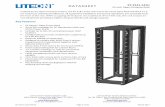 DATASHEET · 2017. 3. 23. · DATASHEET KT-2141-121U 21-inch Open Compute Rack Lite-On Power System Solutions USA 3001 Summit Ave nue, Suite 400 , Plano, TX 75074 +1 (469) 331- 98
