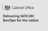 Delivering GOV.UK: DevOps for the nation€¦ · Delivering GOV.UK: DevOps for the nation. @annashipman@annas@annashipman GDS 2. Anna Shipman Technical Architect Government Digital