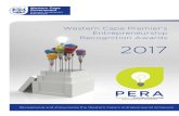 Western Cape Premier’s Entrepreneurship Recognition Awards ... · (Western Cape, Eastern Cape, KwaZulu-Natal and Limpopo, with its head office in Cape Town). The company employs