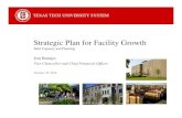 Strategic Plan for Facility Growth · Vice Chancellor and Chief Financial Officer October 10, 2014. Strategic Plan for Facility Growth Debt Capacity and Planning 2 ... TTUS Credit