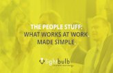 Lightbulb: Life At Work. Made Simple. · recruitment interviewing training employment law training painless people management programme online live: webinars for your team coaching