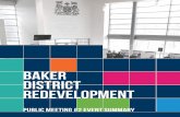 Baker District Redevelopment · 2019. 5. 12. · Travel and Transport . Reduce . the need to travel, and encourage walking, cycling and low carbon transport. Sustainable Materials