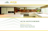 ATS KITCHENS - ATS Timber · ATS offers commercial kitchens which have modern features and contemporary designs that are functional and authentic. Our wide selection of colours and