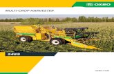 2485 - Oxbo International · The next generation 2485 multi-crop harvester was designed to increase flexibility in harvesting, improve fuel economy and allow easier accessibility.