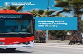Reforming Public Transport Planning and Delivery · The International Transport Forum The International Transport Forum is an intergovernmental organisation with 60 member countries.