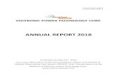 ANNUAL REPORT 2018 - Voltronic Powervoltronicpower.com/content/download/investors/annual... · 2019. 6. 21. · Stock Code: 6409 VOLTRONIC POWER TECHNOLOGY CORP. ANNUAL REPORT 2018