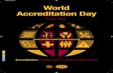 WAD Brochure World Accreditation Day - DANAK€¦ · GCC Single market, and Vertical Regulations each addressing a Category of Products such as Toys and low voltage devices. l Accreditation