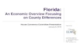An Economic Overview Focusing on County Differencesedr.state.fl.us/Content/presentations/economic... · has to do with the mix of jobs that have been growing the fastest. The second