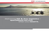DBS Oil&Gas Brochure 18012016 REV04 - DB Schenker€¦ · need, when they need it. Our online system iTEAMS is designed for the Oil & Gas Industry and provides a consolidated interface