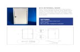 MML Brochure NEW · 2020. 4. 1. · B15 INTERNAL DOOR Door frame manufactured from Z box section frame, ﬁnish powder painted. Door blade ﬁnish powder painted both sides with stainless