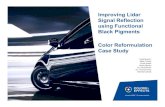 Improving Lidar Signal Reflection using Functional Black ... · have developed Lidar angle dependent measurement methods. • Ford historically used a 32 channel rotary Lidar unit