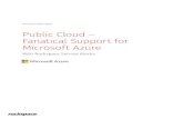 Public Cloud – Fanatical Support for Microsoft Azure€¦ · Discover & Enhance Certified cloud experts review your existing public cloud environment to identify areas for enhancement