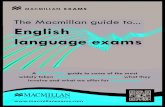 EXAM STRUCTURE language exams Full Name: Cambridge Young Learners English Tests Exam Board: Cambridge