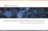 Life Sciences Capabilities Introduction...2014/04/24  · Supply Chain Business Operationalization RESEARCH & DEVELOPMENT COMMERCIAL OPERATIONS MANUFACTURING & SUPPLY CHAIN SHARED