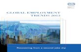 GLOBAL EMPLOYMENT TRENDS 2013€¦ · Key Indicators of the Labour Market (KILM) and include a consistent set of tables with regional and global estimates of labour market indicators.