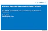 Addressing Challenges of Voluntary Benchmarking · certificate “Tariff transparency“ ... modernisation strategy of the German water sector“, Water Utility Management International,