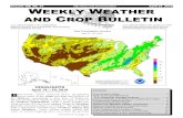 weather WEEKLY WEATHER AND CROP BULLETIN...record rainfall totals (2.21 and 5.29 inches, respectively) on April 14 and 19. Allentown, PA, also netted a daily-record total (1.17 inches)