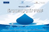 Raccomandazioni di policy per l’EIP - Waterpipp politiche per … · servizio European Assistance for Innovation Procurement (EAFIP) della DG Connect – CNCT () e 2) la presenza
