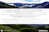 Cordilleran Tectonics Workshop · northern Cordillera Jim Monger - The Canadian Cordillera: some known knowns, known unknowns and unknown ... the Vancouver ofﬁce of the Geological
