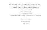 Extent of Denitrification in Northport Groundwater · table 5 dissolved organic carbon, nitrate, sulfate and chloride data 19 table 6 concentrations of major cations 20 table 7 dissolved
