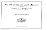 Member Bank Call Report - FRASER · MEMBER BANK CALL REPORT Washington, November 21, 1929. CONDITION OF ALL MEMBER BANKS [Amounts in thousands of dollars] Condition on- Change since—