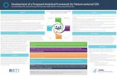 Development of a Proposed Analytical Framework …individual patients with information regarding PCOR findings, patient-specific data (e.g. patient-generated data and patient-reported
