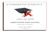 COMMENCEMENT · COMMENCEMENT Class of 2020 JAMES RIVER HIGH SCHOOL Buchanan, Virginia May 19, 2020 7:30 p.m.