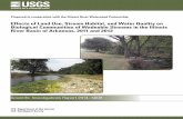 Effects of Land Use, Stream Habitat, and Water Quality on ... · communities were sampled at each site. Stream habitat also was assessed. Many types of land-use, water-quality, and