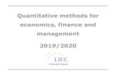 Quantitative methods for economics, finance and managementmy.liuc.it/MatSup/2019/A86050/QMEFM_Lab1b_230919.pdf · Quantitative methods for economics, finance and management 2019/2020.