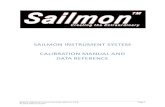 SAILMON INSTRUMENT SYSTEM ALI RATION MANUAL AND … · is because your instrument is well calibrated for wind shear and upwash (and mast twist) if you do not experience true wind