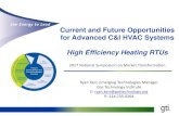 Current and Future Opportunities for Advanced C&I HVAC Systems€¦ · >Very diverse heating runtimes for RTUs on a given building, ... ─sports arenas ─day care centers >MUAS