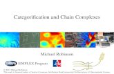 Categorification and Chain Complexesdrmichaelrobinson.net/sheaftutorial/20150826_tutorial_1.pdf · 2015. 8. 26. · Calculus Topology Homology Simplicial Complexes CW complexes Sheaf