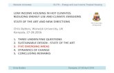 LOW$INCOME$HOUSING$IN$HOT$CLIMATES:$ Warwick University ELITH â€“ Energy and Low Income Tropical Housing